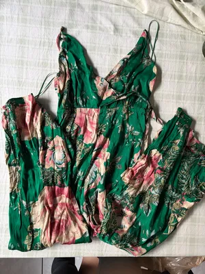 Free PeopleGreen Floral jumpsuit thumbnail 6
