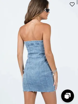 Lucy in the Sky denim dress thumbnail 2