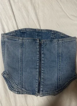 Aritzia Denim Forum Bustier thumbnail 4