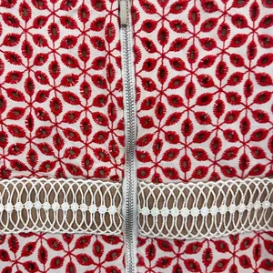 Bardot Camille Eyelet deep red Mini Dress size 6 thumbnail 7