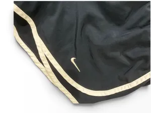 Nike Women's Navy Blue Athletic Shorts with White Trim thumbnail 4