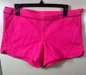 Lilly Pulitzer Bright Pink Athletic Shorts AA570 thumbnail 1