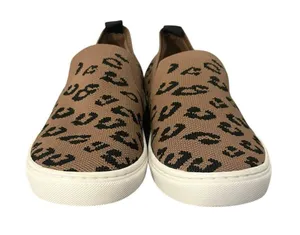 NWOT Lane Bryant Leopard Animal Print Textile Upper Slip On Sneaker Loafer 9W thumbnail 5