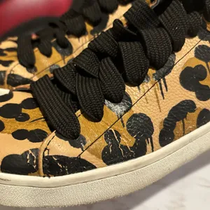 Coach High Line Wild Beast Leopard Print Pebble Leather Low Top Sneakers Sz 8.5 thumbnail 8