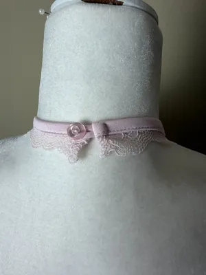 Wild Fable Light Pink Asymmetrical Lace Trim Halter Size Small NEW thumbnail 6