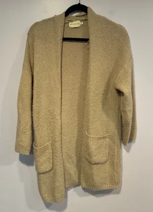 Brown oversized dreamers cardigan‎ thumbnail 1