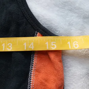 Harley Davidson size large Women's Black Orange Tank Top USA y2k biker moto thumbnail 6
