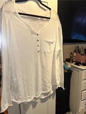 Free People We The Free Cotton Tunic Long Sleeve Tee thumbnail 2