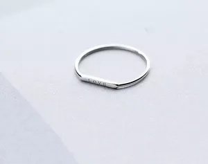 SIZE 7 Dainty 925 Love Letter Ring thumbnail 8