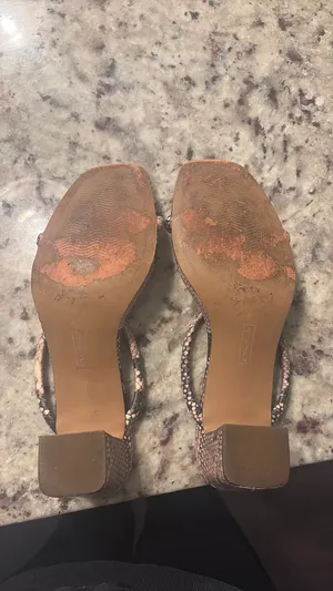 Steve Madden Snakeskin print heels thumbnail 5