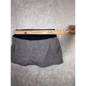 Lululemon Pace Rival Skirt No Panels 13" Heather Lux Multi Black 6 Reg Skort thumbnail 8
