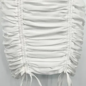 Tiger Mist White Ruched Sexy Bachelorette Party Bodycon‎ Mini Reese Dress Size S thumbnail 3