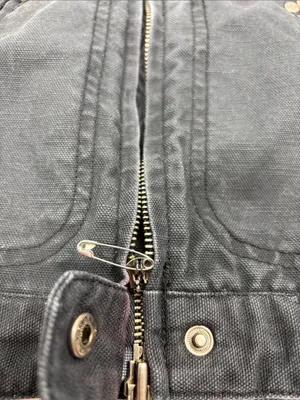 Harley-Davidson Black Women's Jean Jacket with Snap Pocket size S thumbnail 14