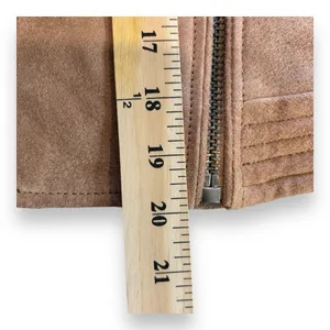 BlankNYC 100% Vegan Suede/Leather Moto Jacket-Womens Sz XS-tan-Full Zip-Pocket‎ thumbnail 4