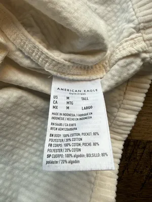 American Eagle AE Corduroy Babydoll Mini Dress w/ Pockets Medium - Sold out thumbnail 9
