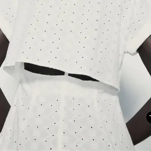 🌷- New Zara OPENWORK EMBROIDERED‎ MIDI SHIRT DRESS thumbnail 6