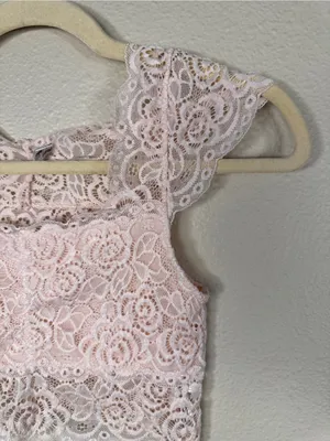 Intimately Free People Pink Lace Bralette Top Womens S Romantic Girly Coquette thumbnail 9