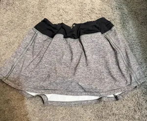 Lululemon Grey and Black Athletic Skirt Size 10 thumbnail 1