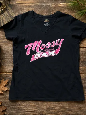 Mossy Oak Women’s V-Neck T-Shirt – Large 662 thumbnail 1