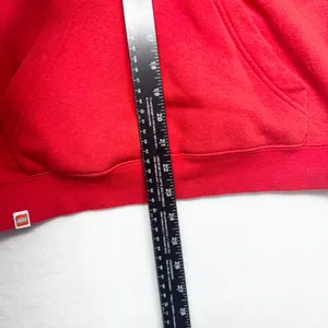 LEGO x Target Colorblock Hoodie Womens Size S‎ Red Orange Pink Fleece Pullover thumbnail 2