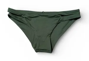 NWOT L*Space cutout bikini bottoms olive thumbnail 1