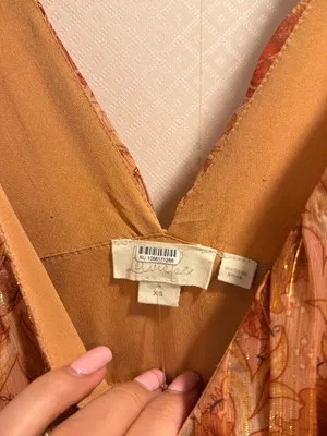 Let Me Be Floral Jacquard Tiered Maxi Dress in Rust-Pink thumbnail 6