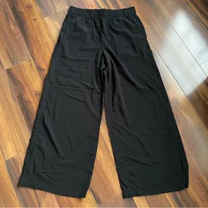 Banana Republic Viscose Extra Wide High Rise Pull On Pants With Pockets M thumbnail 1