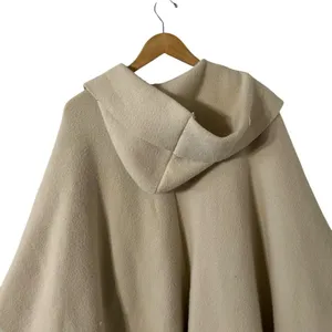 FREE PEOPLE All I Need Cozy Duster Beige Cape Kimono Hood Sweater Cardigan thumbnail 11