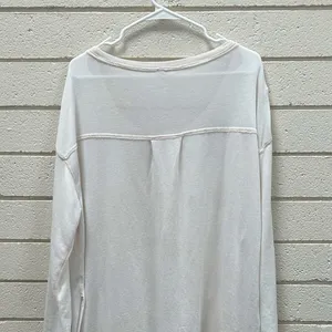 Free People White Long Sleeve Top size M thumbnail 5