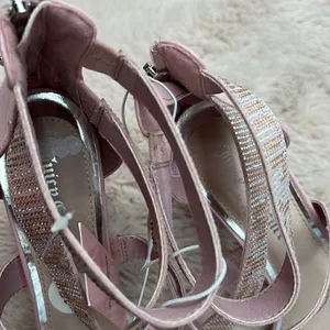 Juicy Couture blush Macarena strappy blocked heel sandals thumbnail 7