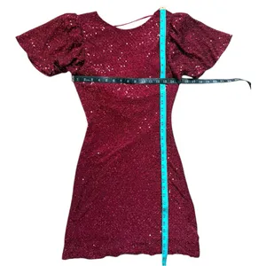 NEW ASTR the Label Sequin Mini Dress Size XS Sparkle Party Gala Sequin thumbnail 8