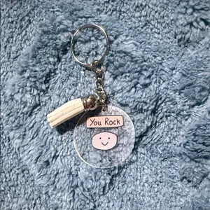Handmade Gray‎ You Rock Keychain & Accessories thumbnail 10