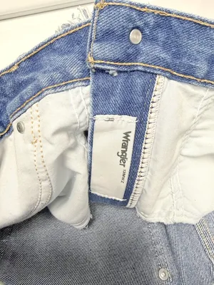 Wrangler Reworked Ultra High-Rise Frayed Denim Shorts thumbnail 9