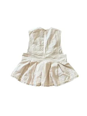 Free People Good Feels Stripe Sleeveless Top In Ivory Combo Women's Size XS NWT thumbnail 3