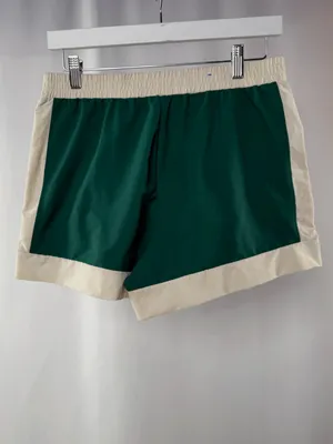 Prince Pickleball Tennis Athletic Shorts Green with Cream Trim Size Small‎ thumbnail 5