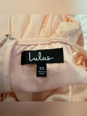 LULUS Women Air of Romance Peach Sleeveless Chiffon Maxi Dress Size XS thumbnail 5