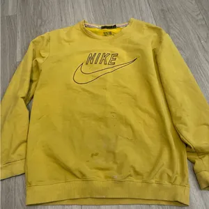 Nike Bright Yellow Crewneck Sweater thumbnail 1