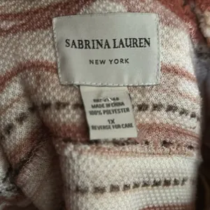 Sabrina Lauren NWOT fleece Midwest print shacket 1X thumbnail 9