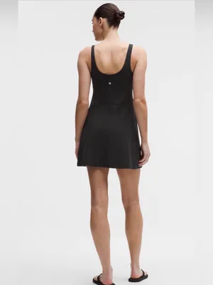 NWT Lululemon align dress black updated sleek liner currently available size 8 thumbnail 2