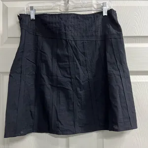 Akini Black Cotton Lined Skirt- Size 10 - EUC thumbnail 2