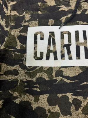 Carhartt Men’s Loose Fit Camouflage Hoodie Size Small thumbnail 2
