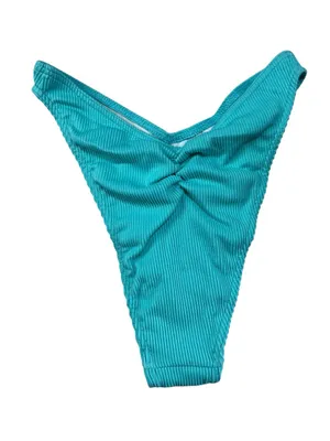 A. Che Teal Marble Halter Bikini Top M + ASOS AsYou Teal Bottom US 8 Set thumbnail 8