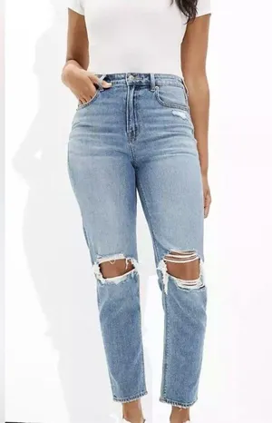 American Eagle 🦅 Distressed MOM Jeans thumbnail 6