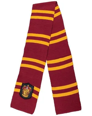 Harry Potter NWT gryffindor scarf knitted heavy weight hogwarts univeral stuido thumbnail 4