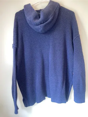 Aerie CozyUp Waffle Sweater Hoodie thumbnail 5