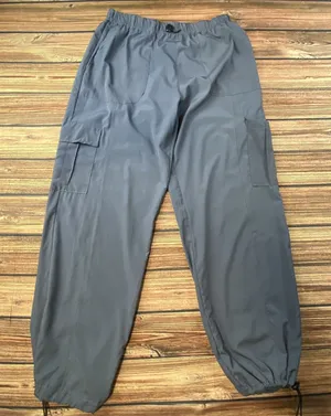 Love Women’s Gray Large Scrub Pants Solid Medical Uniform Drawstringa thumbnail 1