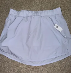 Old Navy Light Lavender Athletic Skort with Elastic Waist thumbnail 1