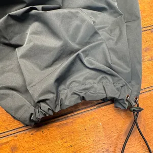 EGO Black Cargo‎ Pants Elastic Waist Drawstring Hem Wide Leg Womens Size 2 thumbnail 3