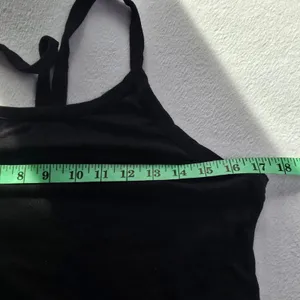 Zyia Active Black Racerback Tank Top Ribbed Scoop Neck ZA3341 Womens Medium‎ thumbnail 7