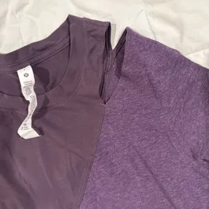 Lululemon Short Sleeve Shirt Purple Size 4 Size S/M thumbnail 2